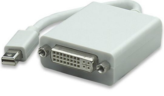 Milwaukee PC - Mini-DisplayPort to DVI Adapter Mini-DisplayPort Male to DVI-I Dual-Link Female (MH-322485)
