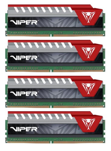 Milwaukee PC - Patriot Viper Elite Series DDR4-2800MHz Kit  64GB (4 x 16GB)  (Red)