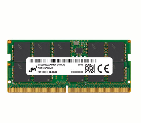 Milwaukee PC - Micron 16GB DDR5-5600MHz, ECC, 1Rx8, CL46, SODIMM