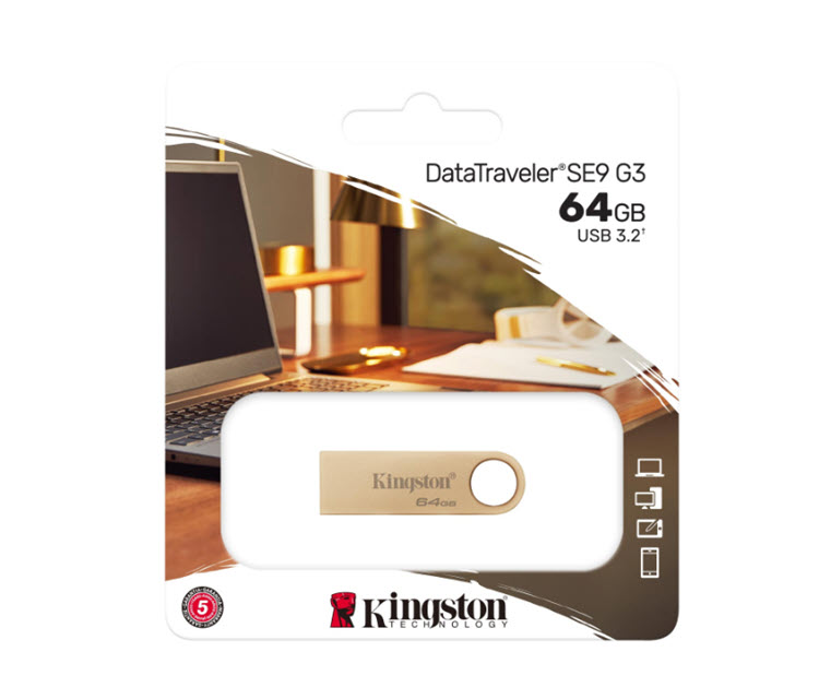 Milwaukee PC - Kingston DataTraveler SE9 G3 USB3.2 64GB, Flash Drive - R/W 220MB/s, 100MB/s