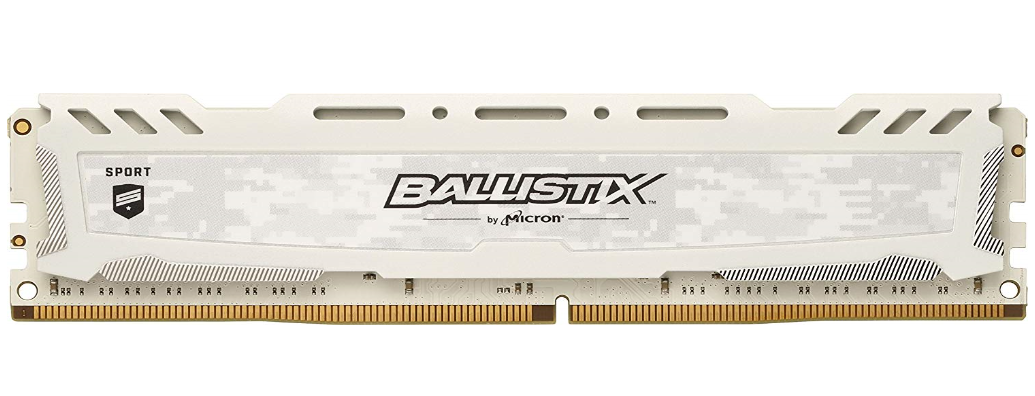 Milwaukee PC - Ballistix Sport LT White 8GB DDR4-2400 UDIMM