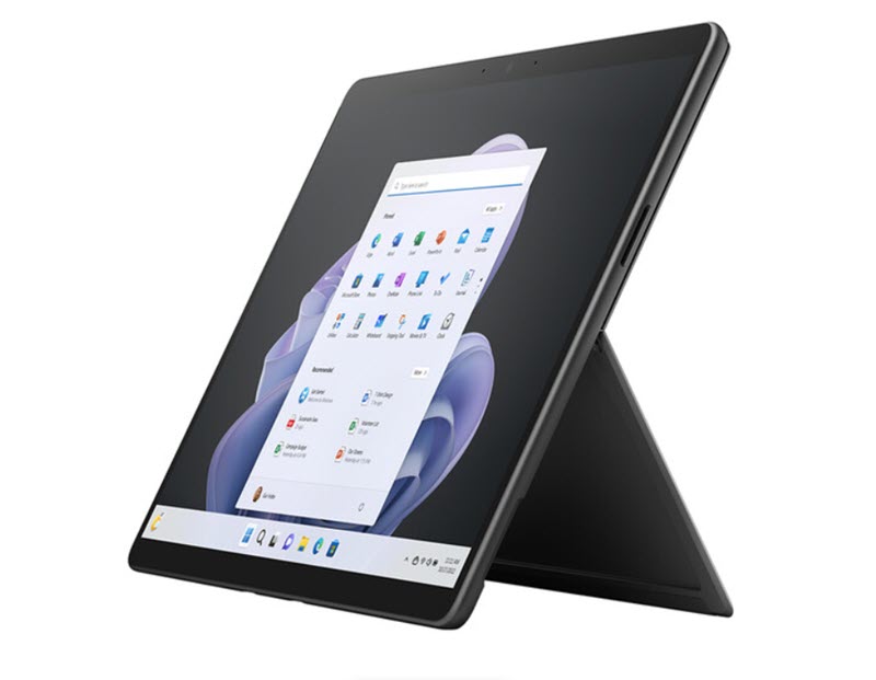 Milwaukee PC - Microsoft Surface Pro 9 Tablet (Graphite) - 13", i5-1245U, 16GB, 256GB SSD, Iris Xe Gfx, Wi-Fi 6E, BT5.1, TB4, W11P