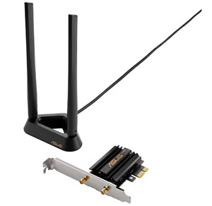 Milwaukee PC - Asus PCE-AXE59BT WiFi 6E PCI-E Adapter with 2 external antennas, BT 5.2, WPA 3