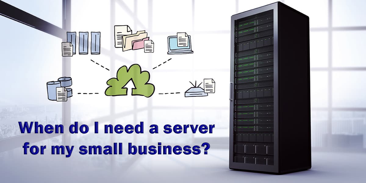 At what point should I consider a dedicated server for my small business?
