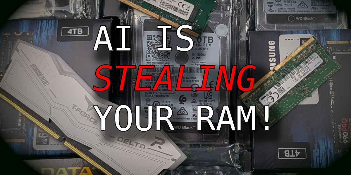 Why Is RAM and Storage So Expensive? How AI Is Affecting Your Computer
