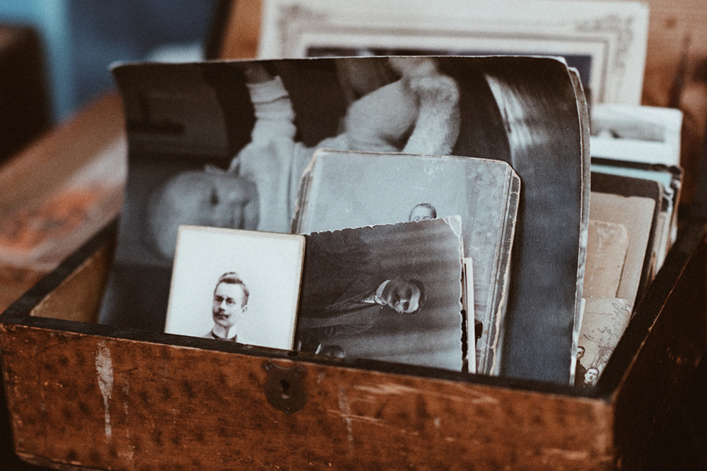 Boxes of photos - destroyed
