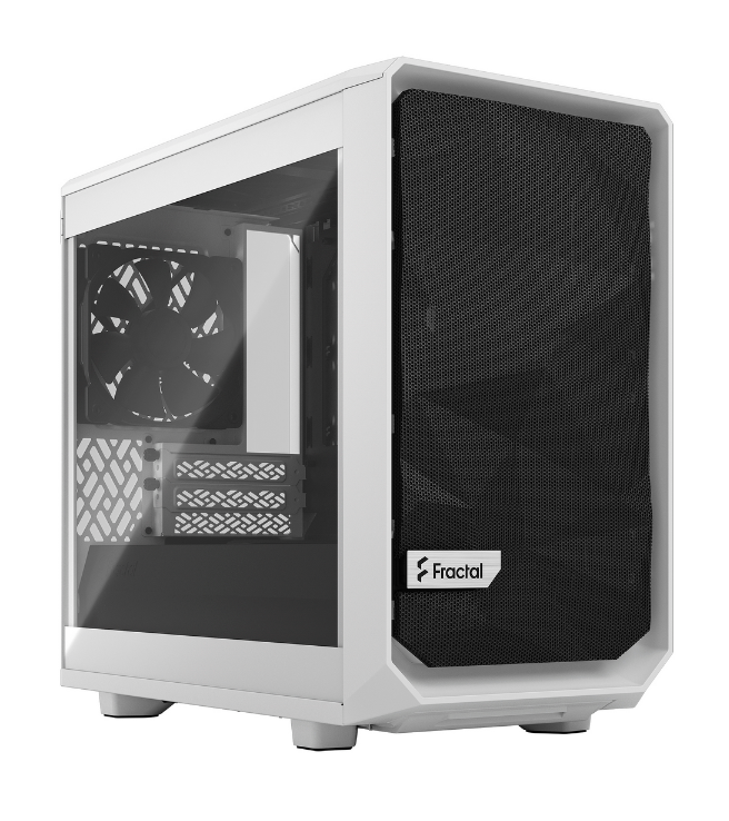 Milwaukee PC - Fractal Design Meshify 2 Nano White, mITX, 2xFans, No PS, TG