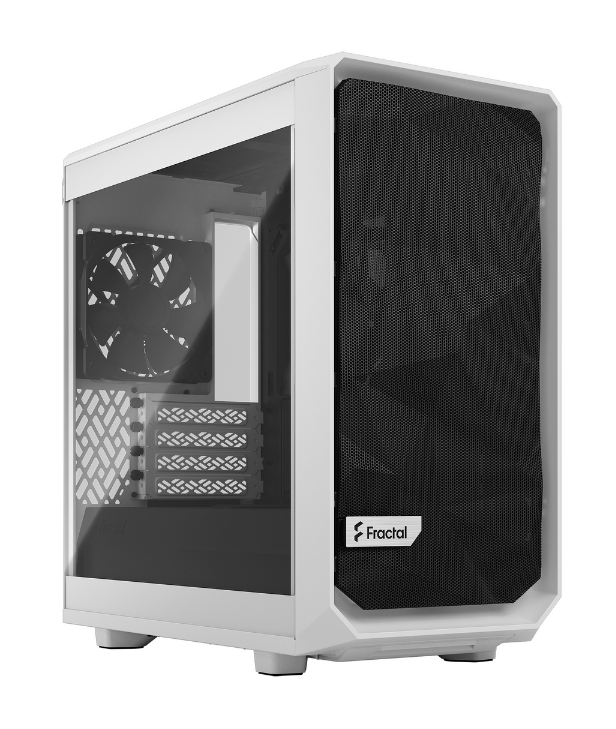 Milwaukee PC - Fractal Design Meshify 2 Mini White, mATX, No PS, 2xFans, TG