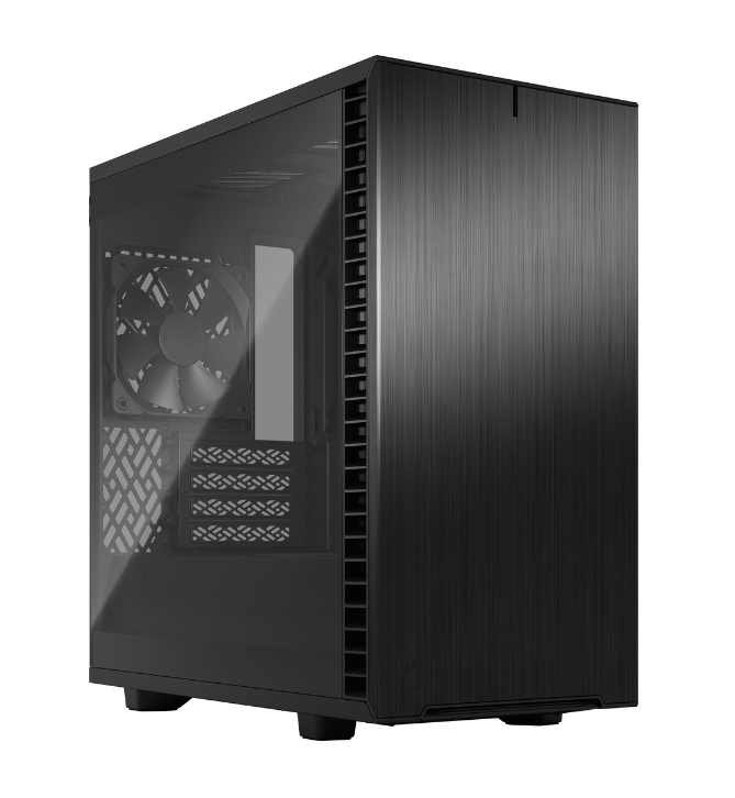 Milwaukee PC - Fractal Design Define 7 Mini Black, 2xFans, No PS, mATX, TG 