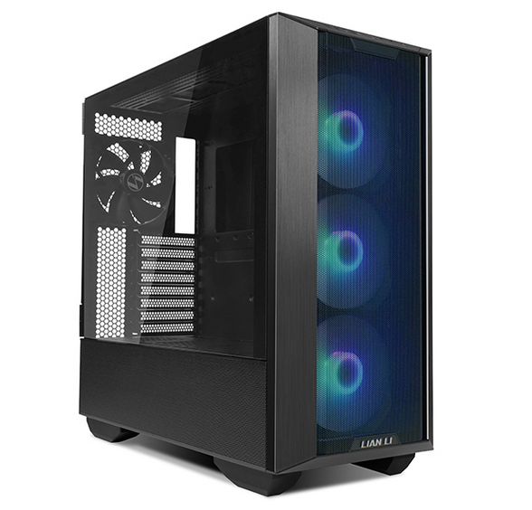 Milwaukee PC - Lian-Li Lancool III RGB (Black) - ATX, No PS, TG Sides, ARGB 140mm Fans front