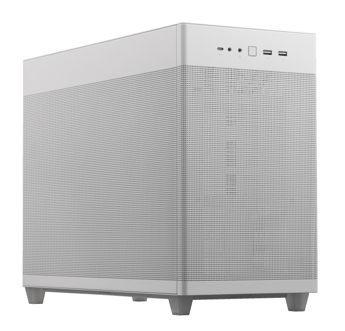 Milwaukee PC - ASUS Prime AP201 White  - MATX, No PS, Mesh 1xFan