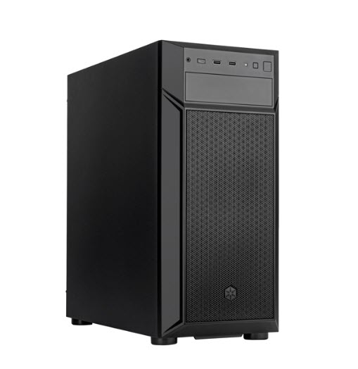 Milwaukee PC - SilverStone FARA 513 - Mid ATX, No PS, High Airflow chassis, black