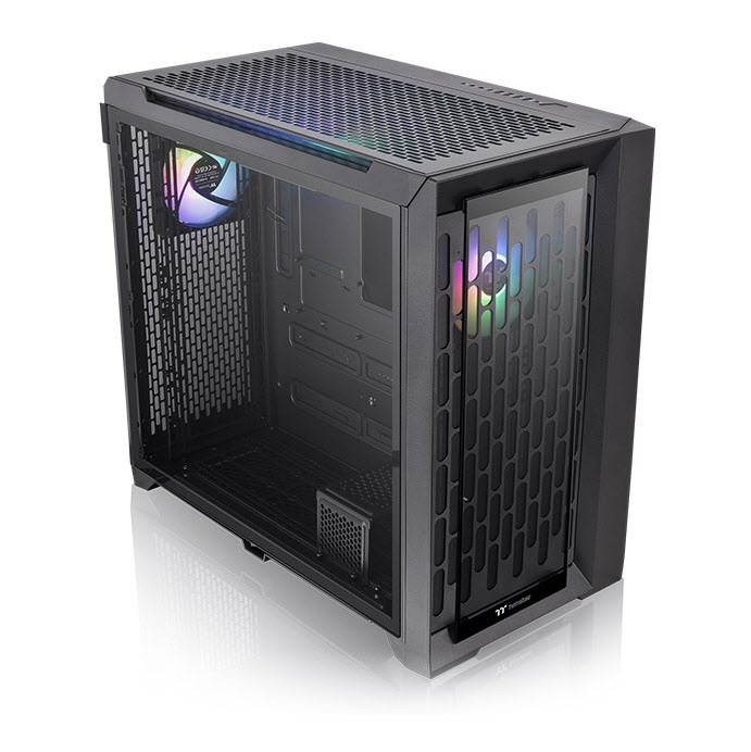 Milwaukee PC - Thermaltake CTE C750 TG ARGB (Black) Full Tower - No PSU, 3 x 140m ARGB Fans, TG, Black