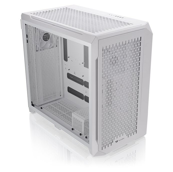 Milwaukee PC - Thermaltake CTE C750 Air Snow Full Tower, No PSU, 3 x 140m Fans, TG, Black