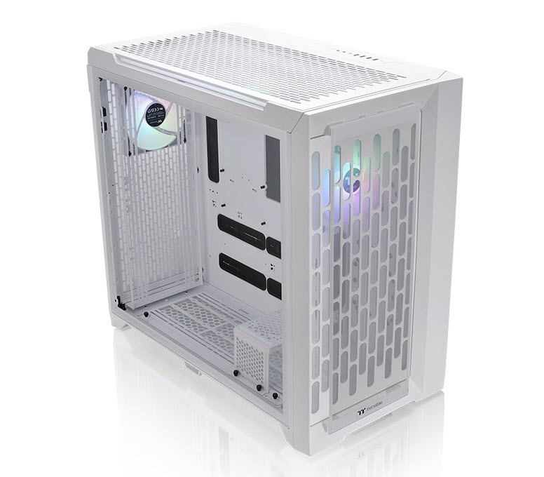 Milwaukee PC - Thermaltake CTE C750 TG ARGB (Snow White) Full Tower, No PSU, 3 xARGB 140m Fans, TG,   Snow
