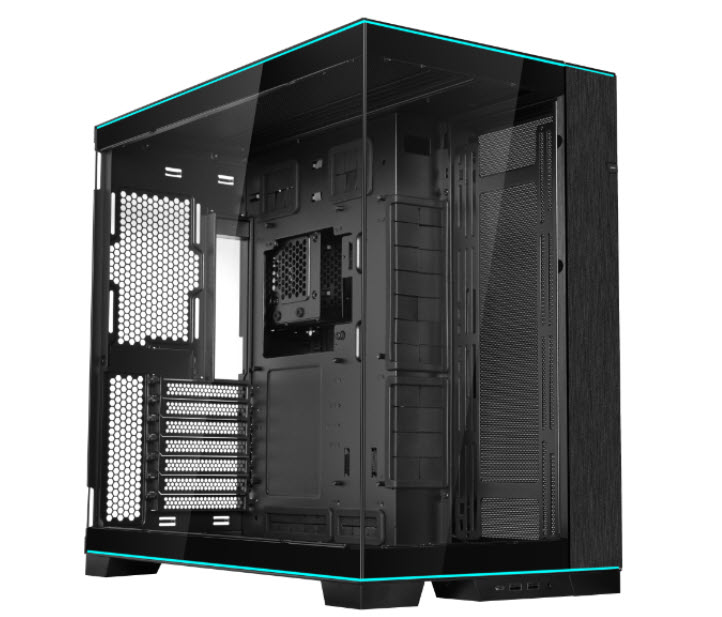 Milwaukee PC - Lian-Li O11D EVO RGB (Black) - ATX, No PS, TG, 2xARGB Strips, up to 420mm Radiator