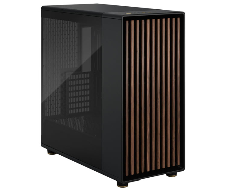 Milwaukee PC - Fractal Design North XL Black Walnut DTG - No PS, ATX, Mid-Tower, 3x140mm Fans