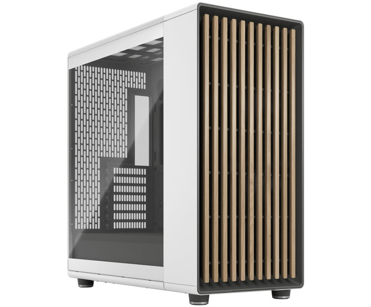 Milwaukee PC - Fractal Design North XL White Oak Clear TG No PS, ATX, Mid-Tower, 3x140mm Fans