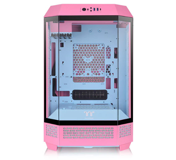 Milwaukee PC - Thermaltake The Tower 300 Bubble Pink Micro Tower - No PSU, 2x140mm PWM Fans, Modular Design, TG 