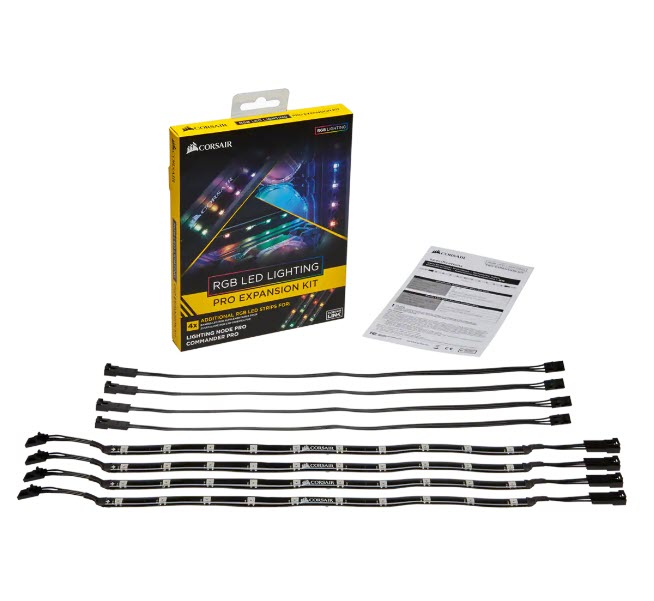 Milwaukee PC - CORSIAR RGB LED Lighting PRO Expansion Kit - ARGB Strips