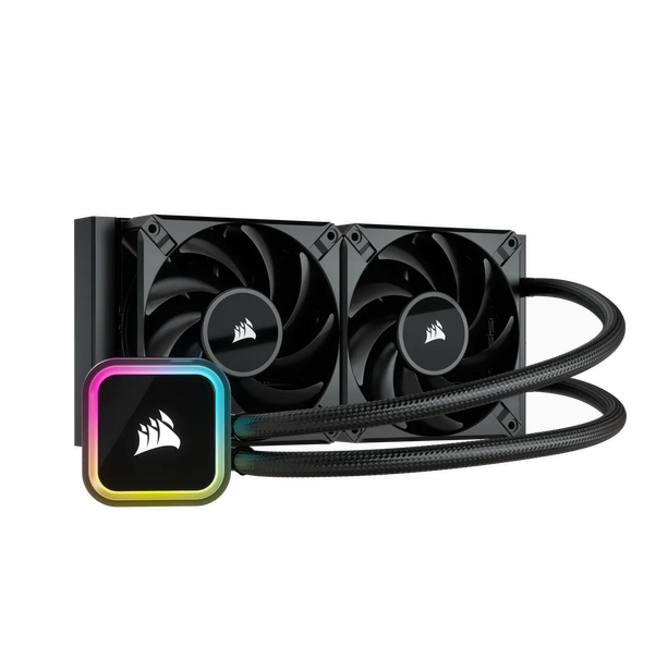 Milwaukee PC - CORSAIR iCUE H100i RGB ELITE Liquid CPU Cooler- AMD/Intel