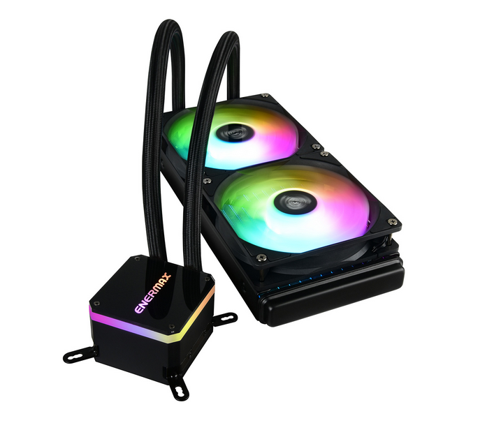 Milwaukee PC - ENERMAX LIQMAX III 240mm Black - ARGB, AIO Liquid Cooler, Support s1700 and AM5