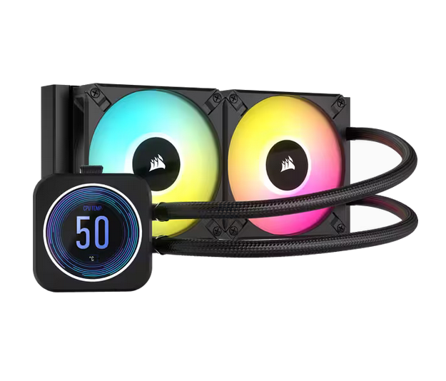 Milwaukee PC - iCUE H100i ELITE LCD XT Display AIO - Intel -1700/1200/115+/1366/2011/2066 - AMD- AM5/AM4/AM3/sTRX4/sTR4