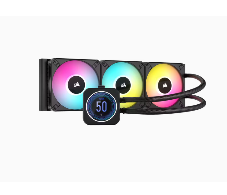 Milwaukee PC - Corsair iCUE H150i ELITE LCD XT AIO Black - Intel 1700/1200/115+/1366/2011/2066,AMD-AM4/sTRX4/sTR4