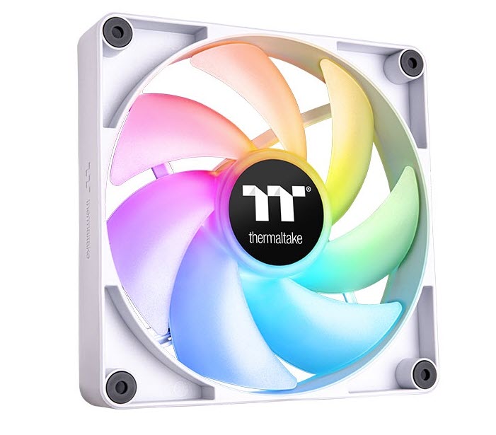 Milwaukee PC - Thermaltake CT120 ARGB PC Fan 120mm  2 Pk  White