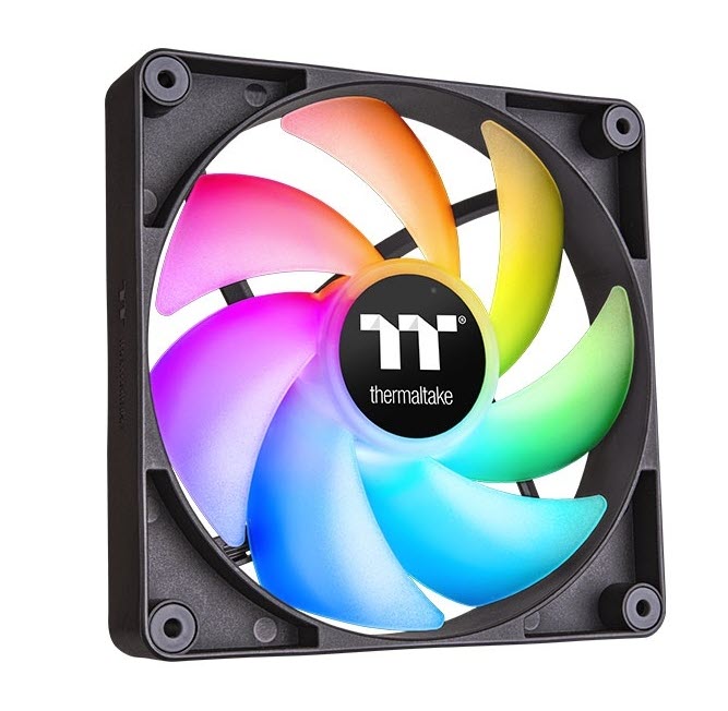 Milwaukee PC - Thermaltake CT120 ARGB PC Fan 120mm  2 Pk Black