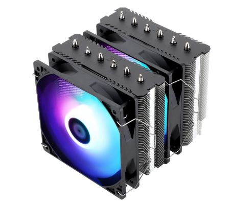 Milwaukee PC - Thermalright Peerless Assassin 120 SE ARGB (Black) - Dual Fan multi socket CPU cooler - supports LGA1700 - 155mm height