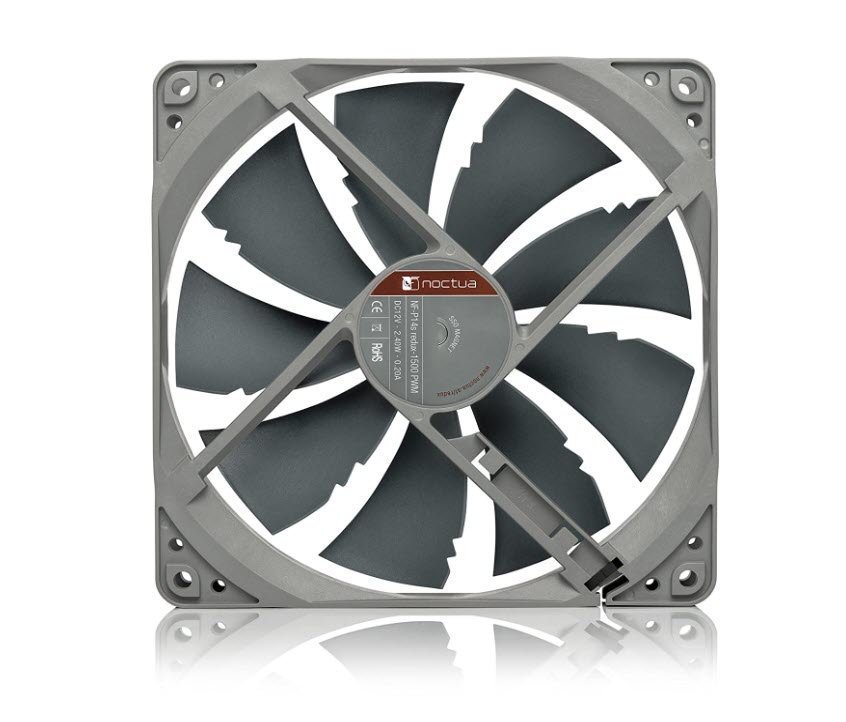 Milwaukee PC - Noctua NF-P14s redux-1500 PWM - 4-Pin, 1500 RPM, Gray, 140mm