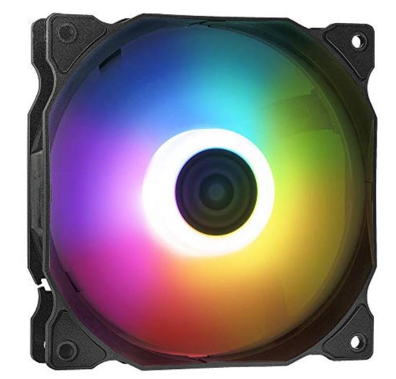 Milwaukee PC - XPG VENTO 120 ARGB Black - 120mm, 3-pin, 1200RPM, 45.3CFM, 23dBA