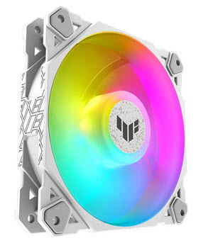 Milwaukee PC - ASUS TUF Gaming TF120 ARGB White Edition 120mm, PWM, Single Pack