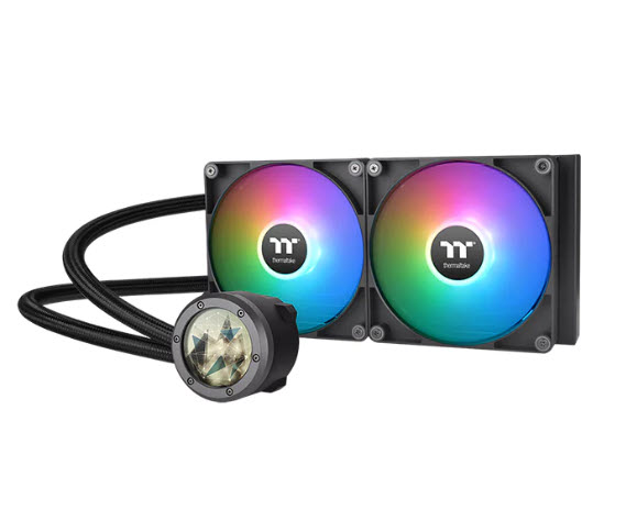 Milwaukee PC - ThermalTake TH280 V2 Ultra ARGB Sync AIO Liquid Cooler - AMD/Intel, 2.1" LCD Display