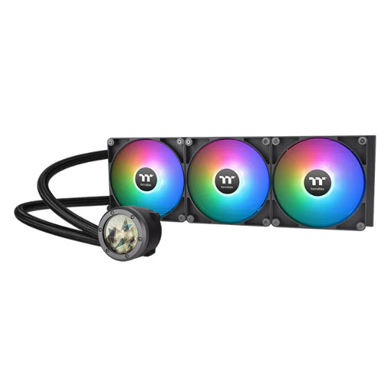 Milwaukee PC - ThermalTake TH420 V2 Ultra ARGB Sync AIO Liquid Cooler - AMD/Intel, 2.1" LCD Display