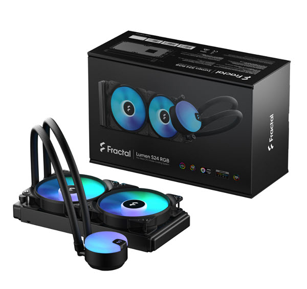 Milwaukee PC - Fractal Design Lumen S24 RGB V2 CPU Cooler AIO - AMD/Intel, RGB 
