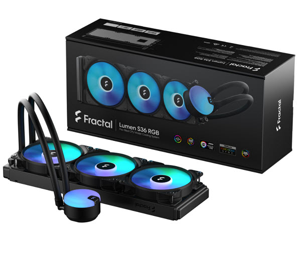 Milwaukee PC - Fractal Design Lumen S36 RGB V2 CPU Cooler AIO - AMD/Intel, RGB