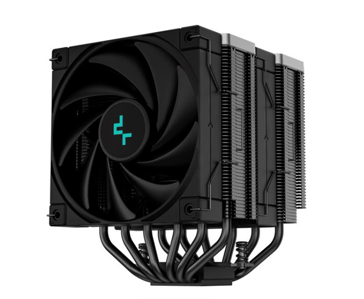 Milwaukee PC - DeepCool AK620 ZERO DARK (Black) - AMD/Intel, Multi Socket CPU cooler, 120mm PWM