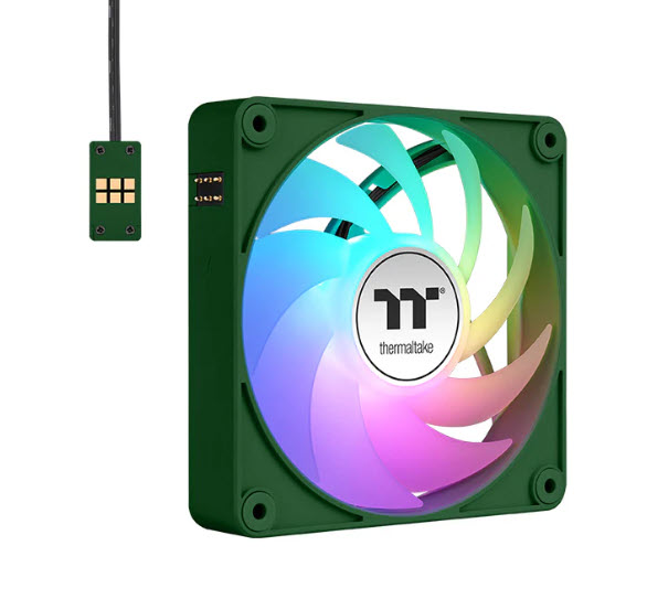 Milwaukee PC - TT CT140 EX ARGB Sync 140mm PWM Fans(Racing Green) 3-pack