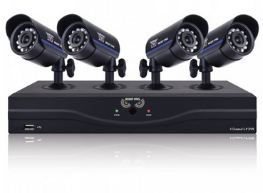 Milwaukee PC - Night Owl 4 Channel 960H DVR with HDMI, 500 GB HDD and 4 x 480 TVL Cameras (30ft NV)