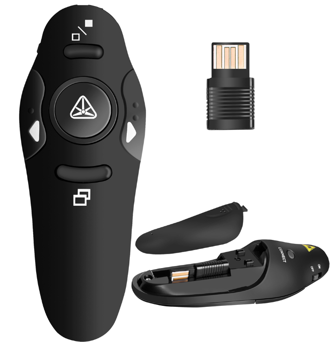 Milwaukee PC - Beboncool 2.4GHz Wireless USB PowerPoint Remote with Laser Pointer