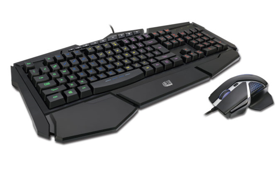 Milwaukee PC - Illuminated Gaming Keyboard & Mouse Combo