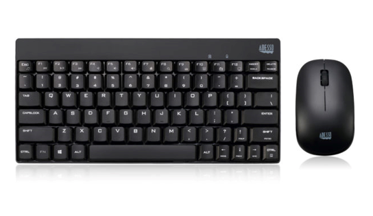 Milwaukee PC - Wireless Spill Resistant Mini Keyboard & Mouse Combo