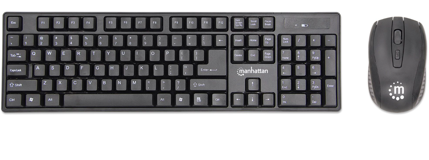 Milwaukee PC - Wireless Keyboard and Optical Mouse Set