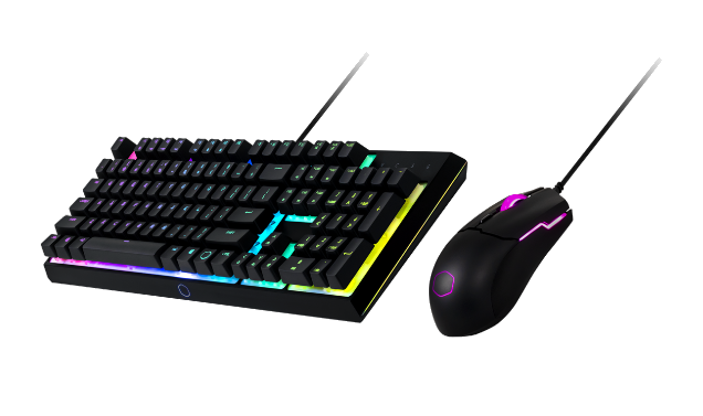Milwaukee PC - CM MS110 Gaming RGB Keyboard/Mouse Combo Bundle - Mem-chanical keyboard, Optical Mouse