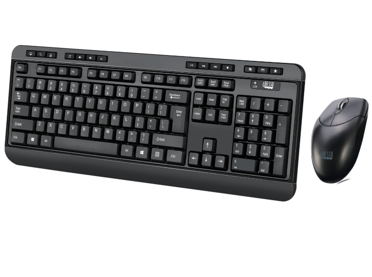 Milwaukee PC - Antimicrobial Wireless Desktop Keyboard and Mouse