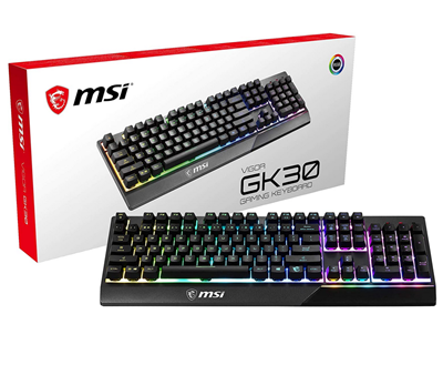 Milwaukee PC - MSI VIGOR GK30 RGB Gaming Keyboard