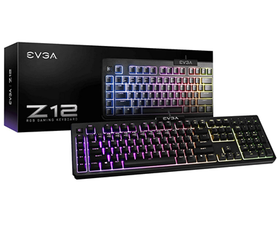 Milwaukee PC - EVGA Z12 RGB Gaming Keyboard - USB, RGB, Membrane Keyboard