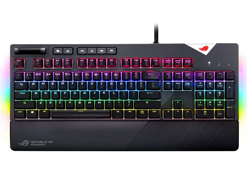 Milwaukee PC - Asus ROG Strix Flare Keyboard  - Cherry MX RGB: Red Switches, AURA Sync
